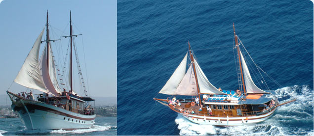 Моторно-парусная яхта в аренду на Кипре
