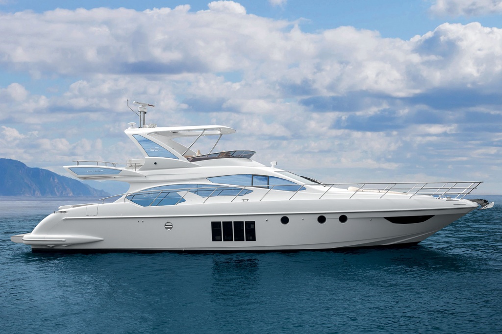 Yacht Azimut 66 for private charters in Cyprus