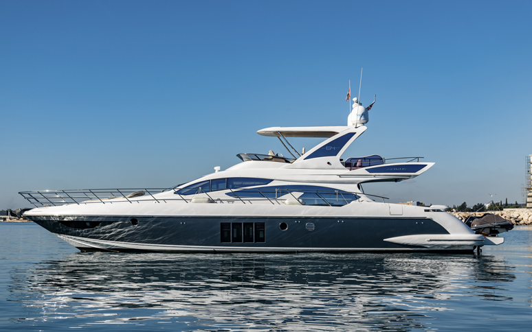 Yacht Azimut 64 for hire in Cyprus in Limassol