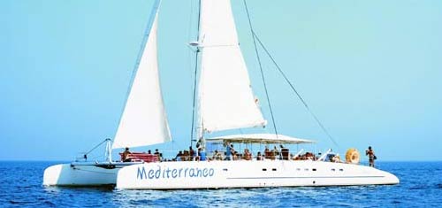Catamaran Mediterreneo for hire in Agia Napa